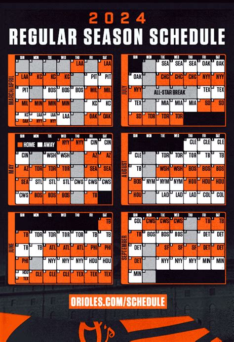 orioles baseball schedule 2024